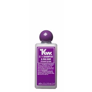 Kw 2 i 1 Shampoo og Balsam til Hunde - 200 ml.